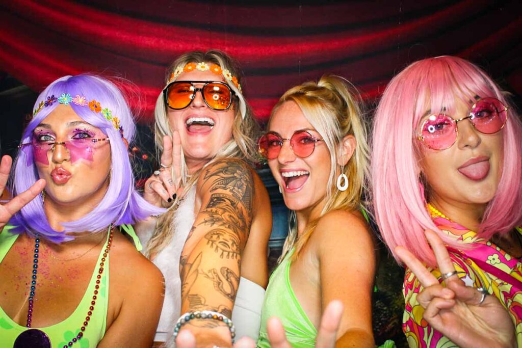 Happy people having fun